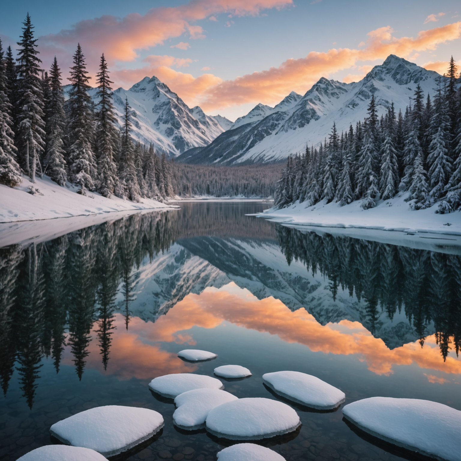 Snowmobile adventure in the Alaskan wilderness