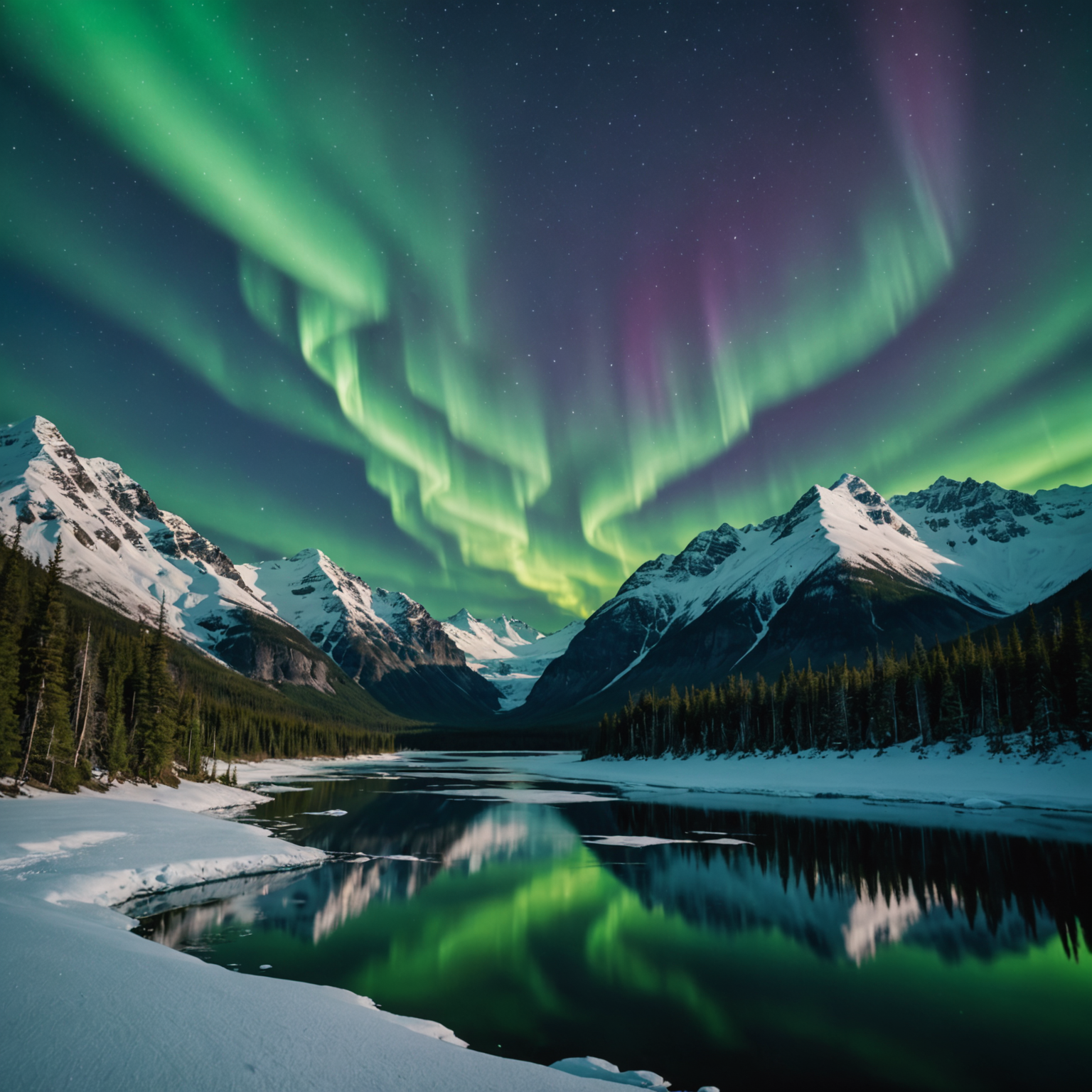 A stunning view of a glacier calving into the ocean at Kenai Fjords National Park.