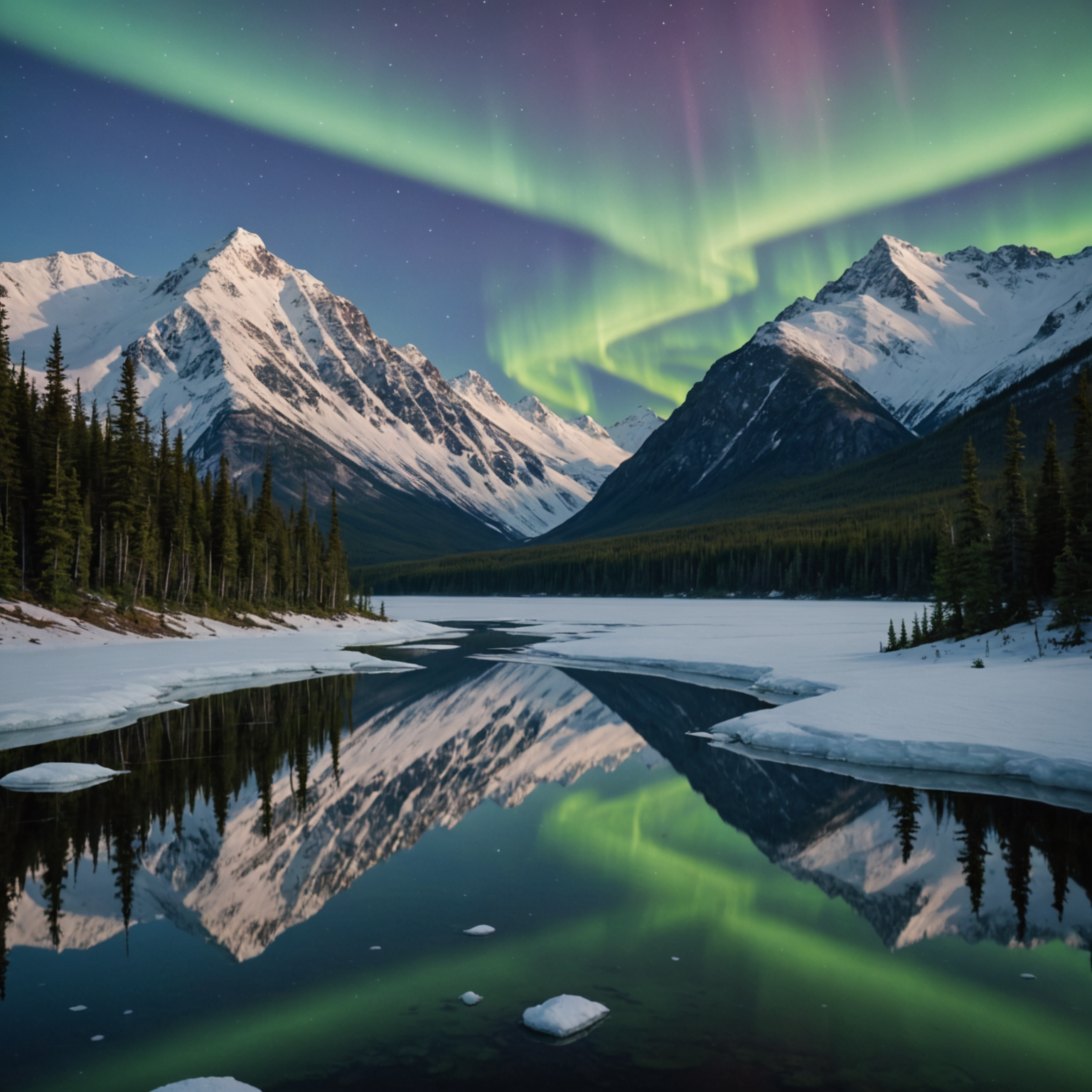 A herd of caribou on the Alaskan tundra