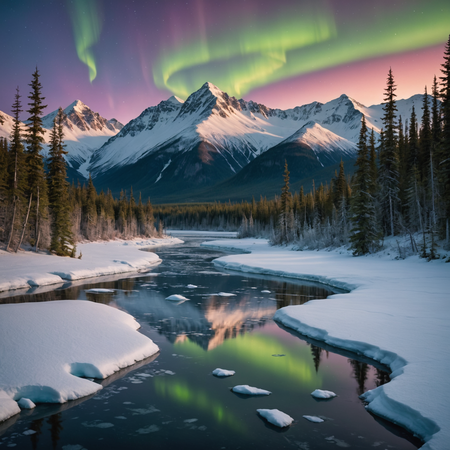 Trekkers navigating the icy terrain of Matanuska Glacier