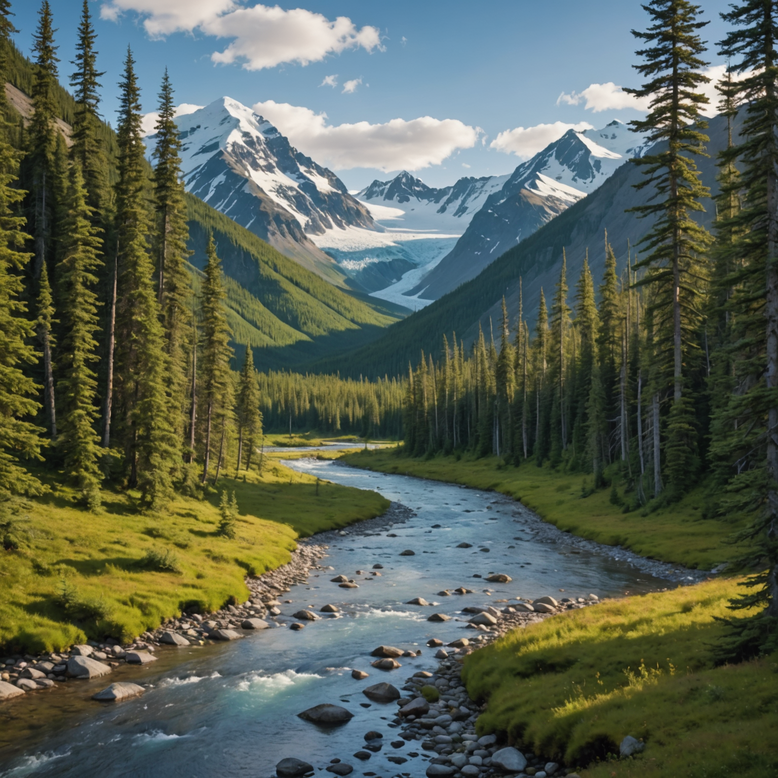 An ATV navigating through a lush forest trail in Ketchikan