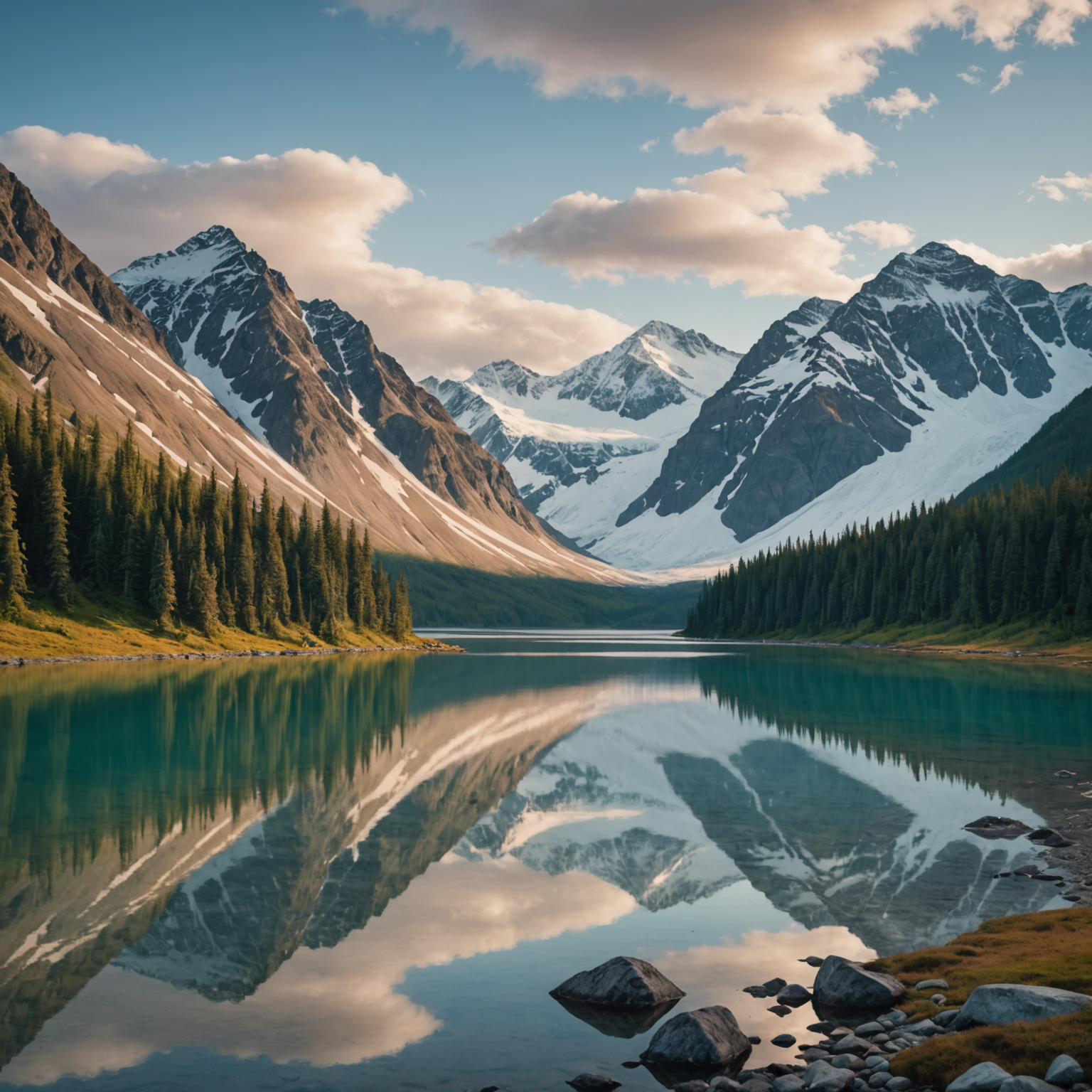 A group of kayakers navigating through the calm waters of a fjord with snow-capped mountains in the background