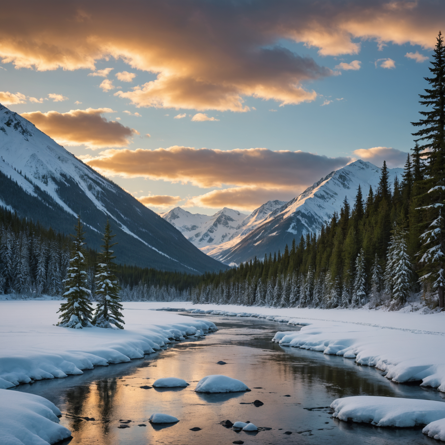 A group of ATV riders pausing to admire a panoramic view of a Fairbanks forest, with sunlight filtering through the trees.
